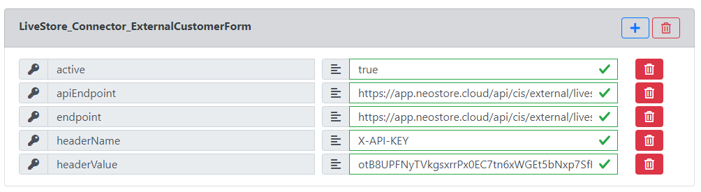 The Cegid point-of-sale settings scope selector, showing the global, country, and store levels.